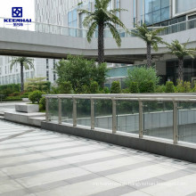 Temper Glass Stair Balustrade with Glass Clamp